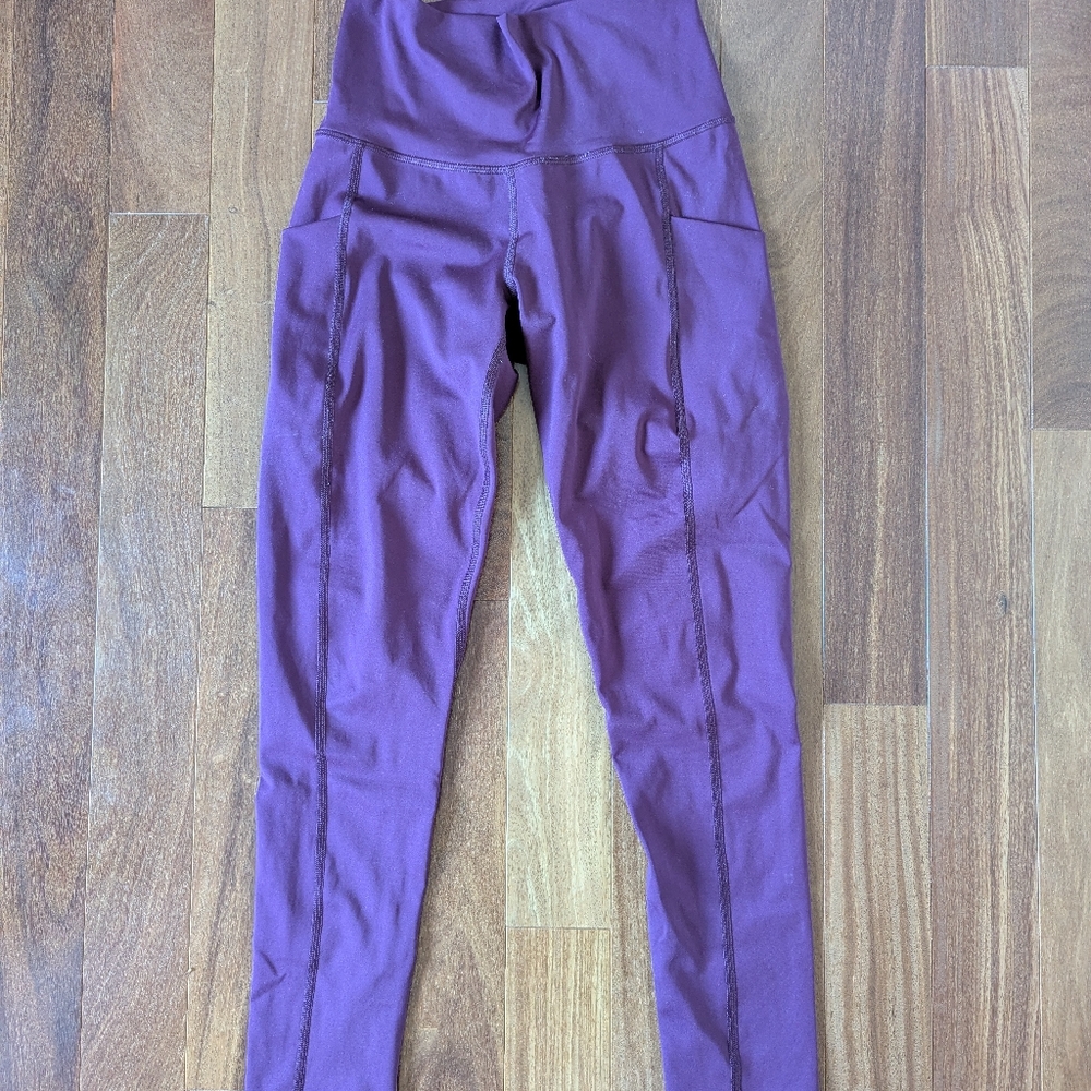 Fig Clothing Purple Leggings, Small